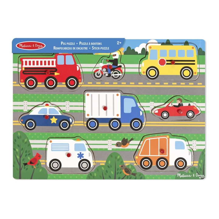Melissa & Doug Puslespil af træ Køretøjer i gruppen LEGETØJ, BØRN & BABY / Legetøj / børns puslespil hos TP E-commerce Nordic AB (C79813)