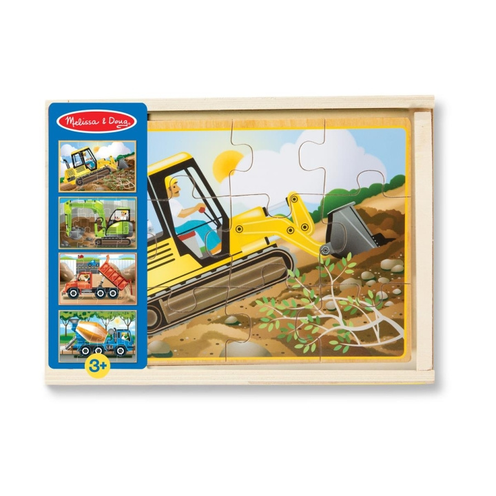 Melissa & Doug Træpuslespil i en kasse Konstruktion i gruppen LEGETØJ, BØRN & BABY / Legetøj / børns puslespil hos TP E-commerce Nordic AB (C79817)
