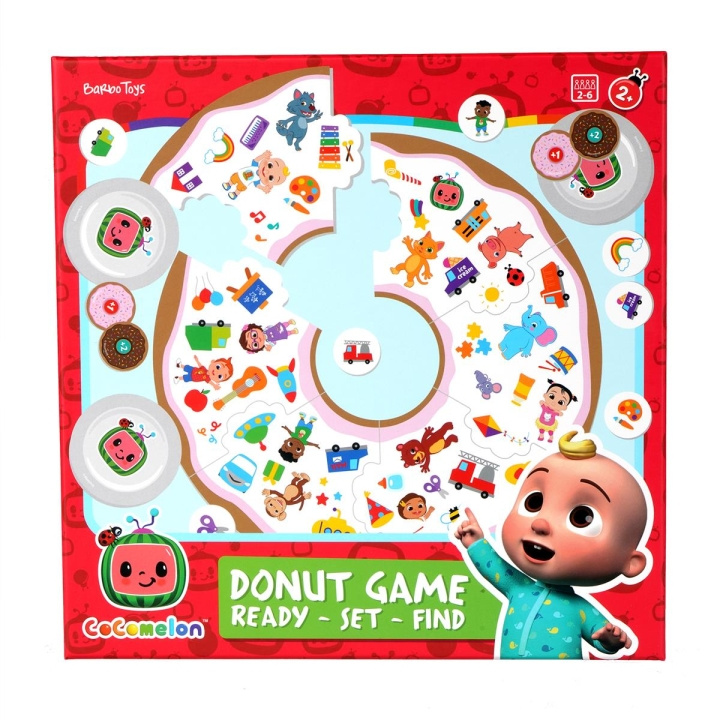 Barbo Toys CoComelon Donut Game - Klar, parat, find i gruppen LEGETØJ, BØRN & BABY / Spil / Spil til børn hos TP E-commerce Nordic AB (C79824)