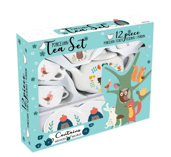 Barbo Toys Barbo Classic Porcelæn te sæt 12 stk Blå i gruppen LEGETØJ, BØRN & BABY / Legetøj / Lille hjem & rollespil hos TP E-commerce Nordic AB (C79842)