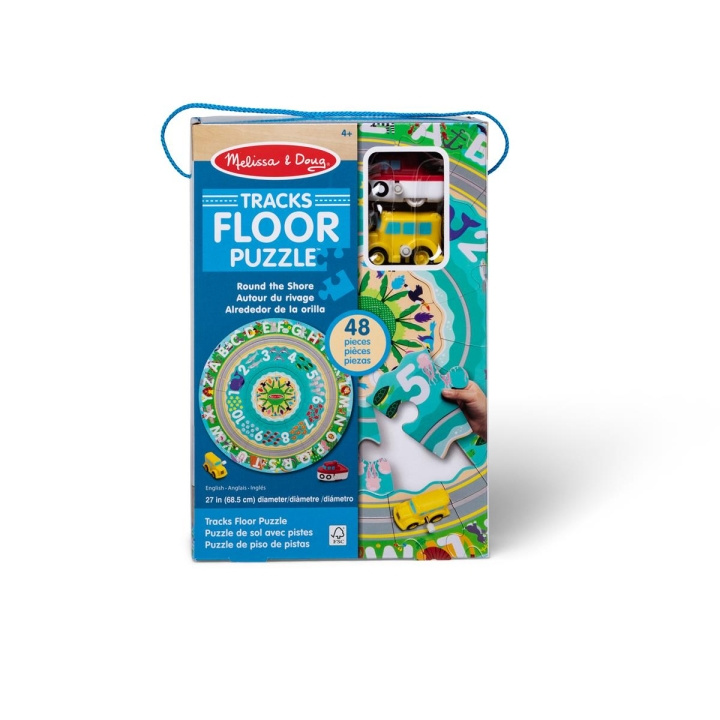 Melissa & Doug Gulvpuslespil og legesæt Round the Shore i gruppen LEGETØJ, BØRN & BABY / Legetøj / børns puslespil hos TP E-commerce Nordic AB (C79855)