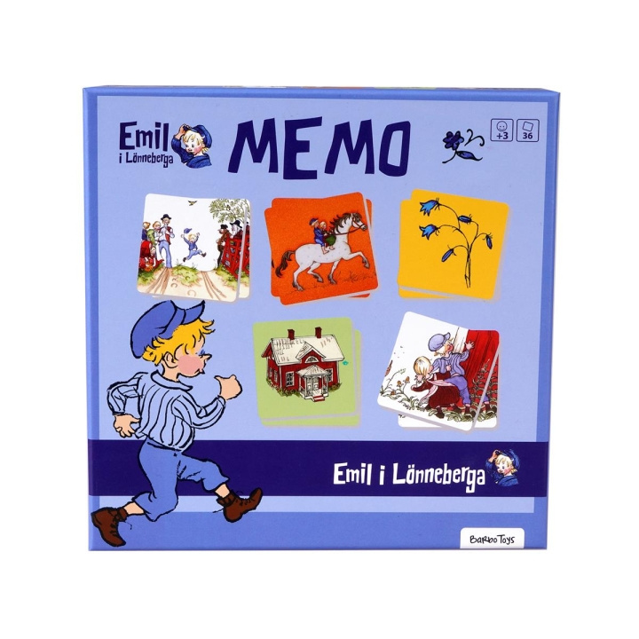 Barbo Toys Emil Memo i gruppen LEGETØJ, BØRN & BABY / Spil / Spil til børn hos TP E-commerce Nordic AB (C79962)