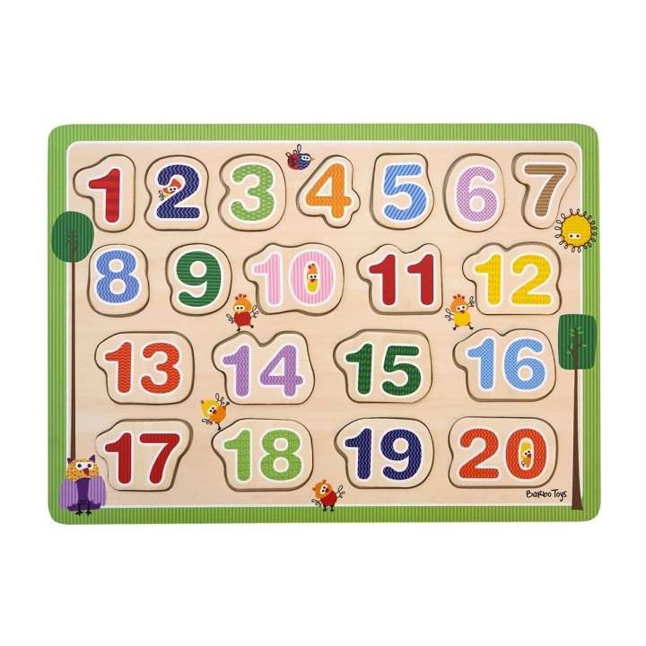 Barbo Toys Barbo Classic 1-2-3-puslespil i træ i gruppen LEGETØJ, BØRN & BABY / Legetøj / børns puslespil hos TP E-commerce Nordic AB (C79968)