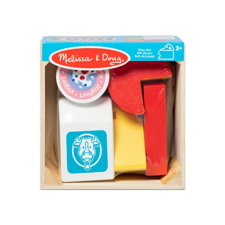 Melissa & Doug Legesæt med fødevaregrupper i træ - mejeri i gruppen LEGETØJ, BØRN & BABY / Legetøj / Lille hjem & rollespil hos TP E-commerce Nordic AB (C79969)