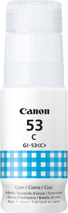 Canon GI-53C - sort flaske, cyanid i gruppen COMPUTERTILBEHØR / Printere og tilbehør / Blæk og toner / Blækpatroner / Canon hos TP E-commerce Nordic AB (C80334)