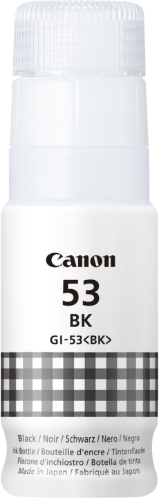Canon GI-53 BK-sort flaske, sort i gruppen COMPUTERTILBEHØR / Printere og tilbehør / Blæk og toner / Blækpatroner / Canon hos TP E-commerce Nordic AB (C80336)