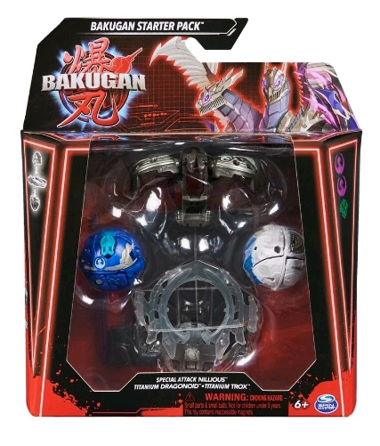 Bakugan Special Attack Nillious, Titanium Dragonoid & Titanium Trox i gruppen LEGETØJ, BØRN & BABY / Legetøj / Figurer, miniaturer og tilbehør hos TP E-commerce Nordic AB (C80751)