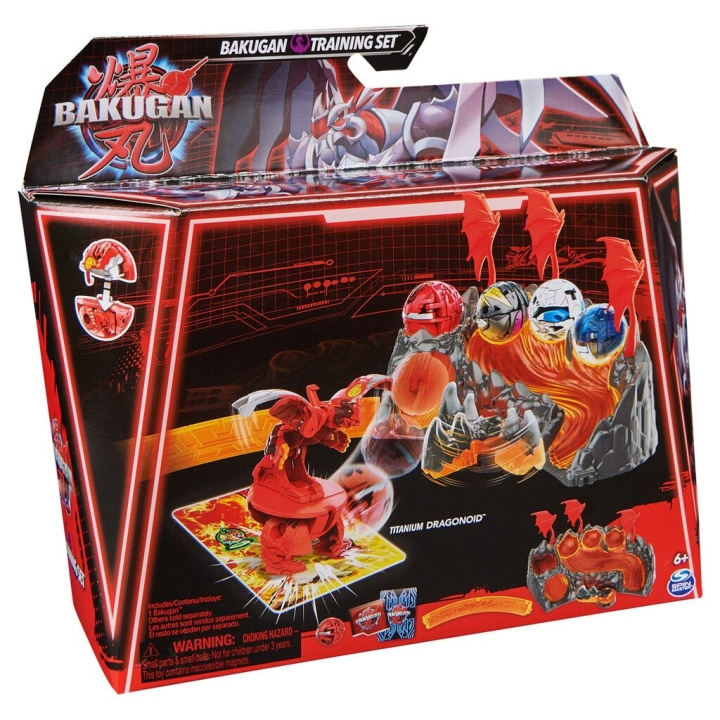 Bakugan 3.0 Træningssæt - Titanium Dragonoid i gruppen LEGETØJ, BØRN & BABY / Legetøj / Legesæt hos TP E-commerce Nordic AB (C80765)