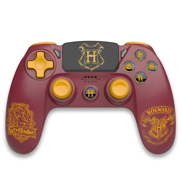 Trade Invaders Harry Potter - PS4 trådløs controller - Gryffindor i gruppen HJEMMEELEKTRONIK / Spilkonsoller og tilbehør / Sony PlayStation 4 / Tilbehør hos TP E-commerce Nordic AB (C80973)