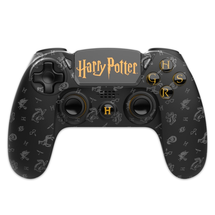 Trade Invaders Harry Potter - PS4 trådløs controller - Sort i gruppen HJEMMEELEKTRONIK / Spilkonsoller og tilbehør / Sony PlayStation 4 / Tilbehør hos TP E-commerce Nordic AB (C80974)