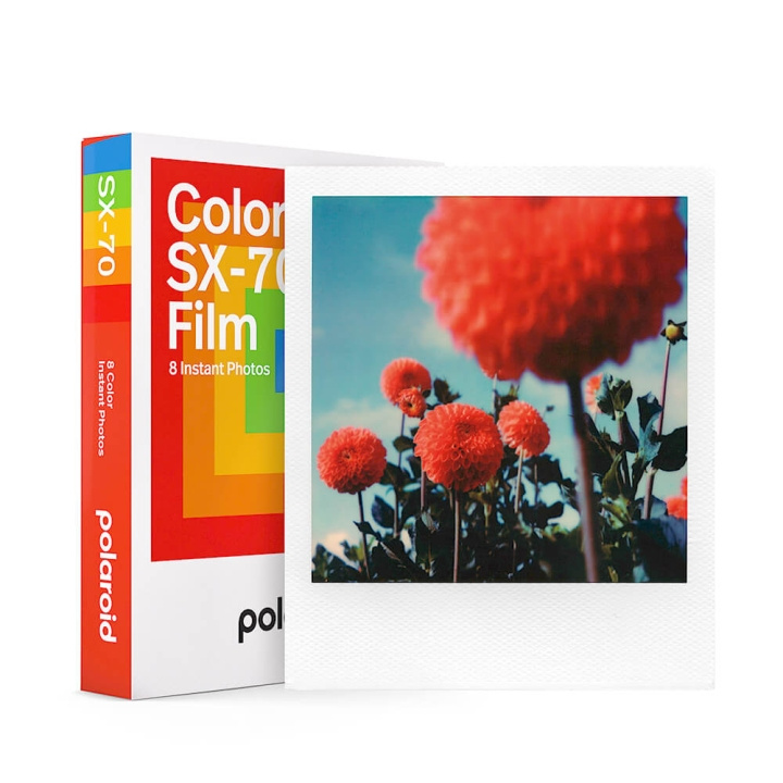 Polaroid Farvefilm SX-70 Hvid Ramme i gruppen HJEMMEELEKTRONIK / Foto og video / Fotografi udstyr / Andet hos TP E-commerce Nordic AB (C81404)