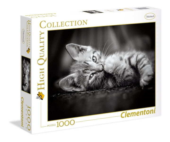 Clementoni 1000 brikker i høj kvalitet Collection KITTY i gruppen SPORT, FRITID & HOBBY / Hobby / Puslespil hos TP E-commerce Nordic AB (C81722)