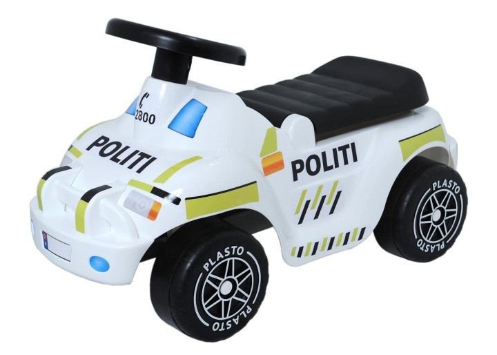 Plasto Toddler Polisbil SE/NO/FI-stickers, längd 60 cm, sitt höjd 22 cm i box i gruppen LEGETØJ, BØRN & BABY / Udeleg & Sport / Have legetøj hos TP E-commerce Nordic AB (C81740)
