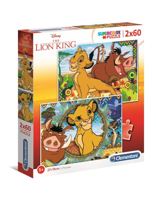 Clementoni 2x60 brikker Puslespil Kids Special Collection Løvernes Konge i gruppen LEGETØJ, BØRN & BABY / Legetøj / børns puslespil hos TP E-commerce Nordic AB (C81746)