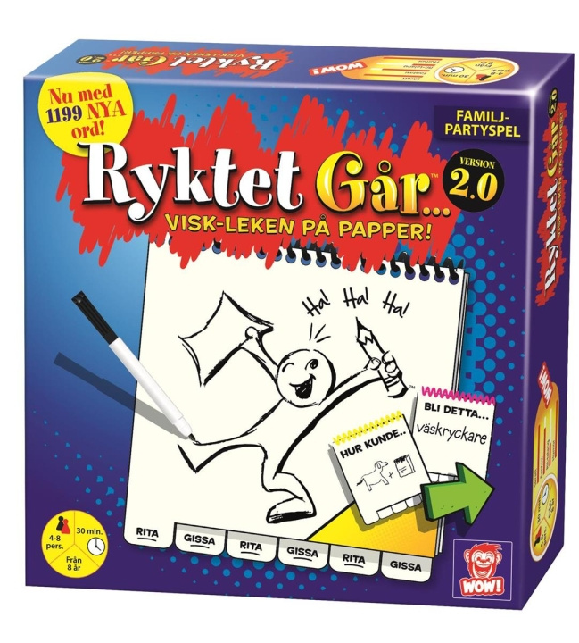 Plasto Rumour Goes version 2.0 (SE) i gruppen LEGETØJ, BØRN & BABY / Spil / Brætspil hos TP E-commerce Nordic AB (C81747)