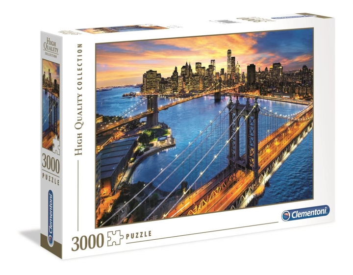 Clementoni 3000 brikker i høj kvalitet Collection New York i gruppen SPORT, FRITID & HOBBY / Hobby / Puslespil hos TP E-commerce Nordic AB (C81796)