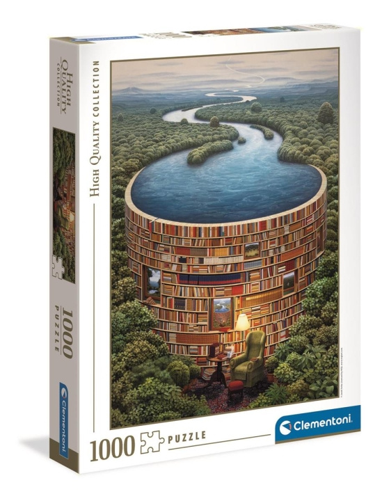 Clementoni 1000 brikker Collection Bibliodame af høj kvalitet i gruppen SPORT, FRITID & HOBBY / Hobby / Puslespil hos TP E-commerce Nordic AB (C81826)
