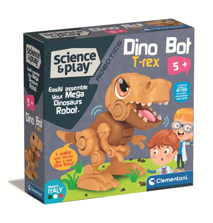 Clementoni Dino Bot T-Rex Junior i gruppen LEGETØJ, BØRN & BABY / Legetøj / Eksperiment og gør det selv hos TP E-commerce Nordic AB (C81899)
