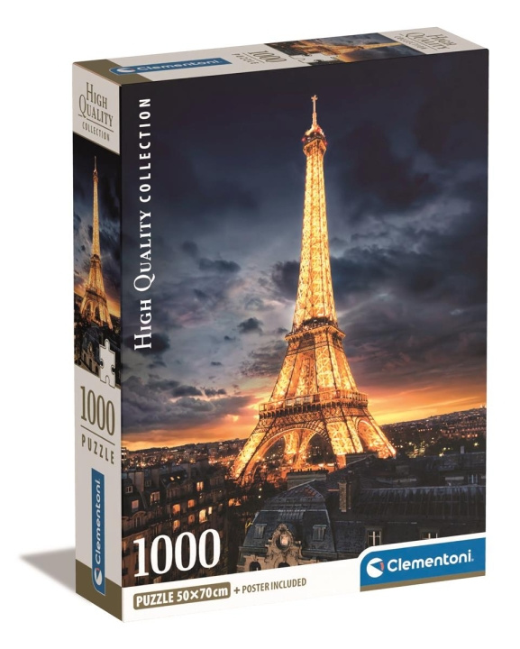Clementoni 1000 stk CB Collection Tour Eiffel i høj kvalitet i gruppen SPORT, FRITID & HOBBY / Hobby / Puslespil hos TP E-commerce Nordic AB (C81948)