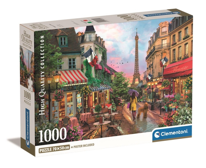 Clementoni 1000 stk CB Collection Blomster i Paris af høj kvalitet i gruppen SPORT, FRITID & HOBBY / Hobby / Puslespil hos TP E-commerce Nordic AB (C81950)