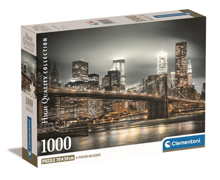 Clementoni 1000 stk CB High Quality Collection New York Skyline i gruppen SPORT, FRITID & HOBBY / Hobby / Puslespil hos TP E-commerce Nordic AB (C81955)