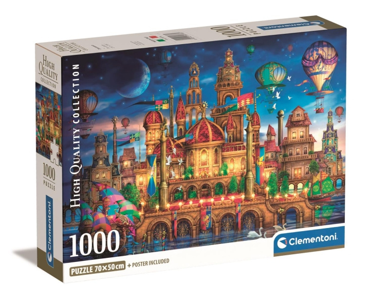 Clementoni 1000 stk CB Collection Downtown af høj kvalitet i gruppen SPORT, FRITID & HOBBY / Hobby / Puslespil hos TP E-commerce Nordic AB (C81962)
