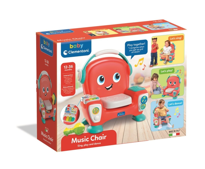 Clementoni Musikstol i gruppen LEGETØJ, BØRN & BABY / Babyleg (0-3 år) / Aktivitetslegetøj hos TP E-commerce Nordic AB (C81982)