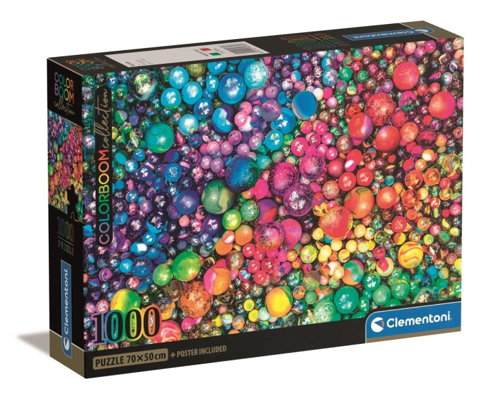 Clementoni 1000 stk CB Colorboom-kugler af høj kvalitet i gruppen SPORT, FRITID & HOBBY / Hobby / Puslespil hos TP E-commerce Nordic AB (C82029)