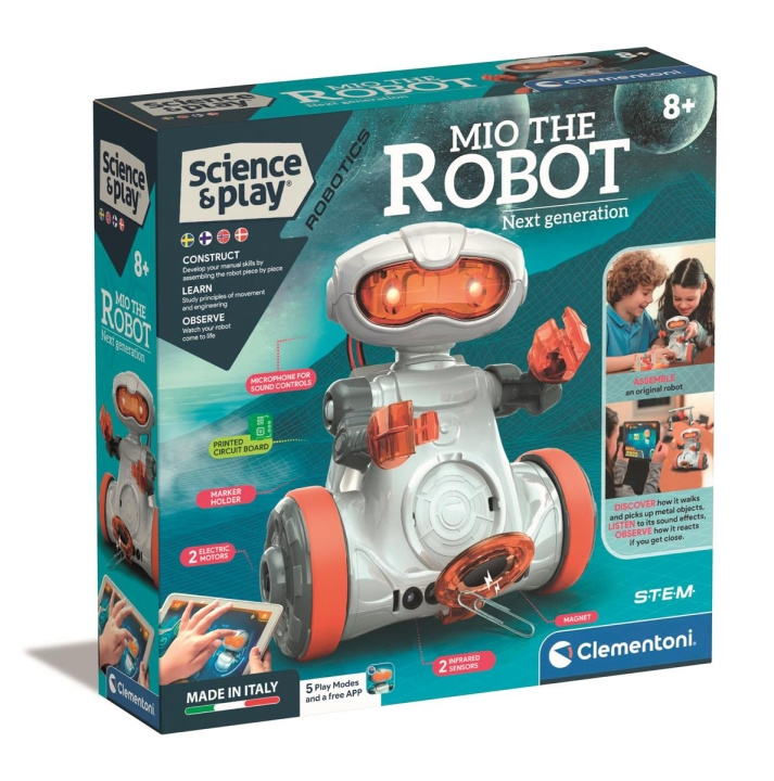 Clementoni My Robot næste generation (SE/NO/DK/FI) i gruppen LEGETØJ, BØRN & BABY / Legetøj / Eksperiment og gør det selv hos TP E-commerce Nordic AB (C82033)
