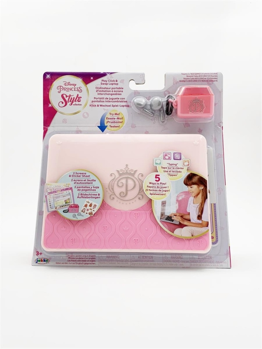 JAKKS Pacific Disney Princess Style Collection Play Laptop i gruppen LEGETØJ, BØRN & BABY / Legetøj / Lille hjem & rollespil hos TP E-commerce Nordic AB (C82069)