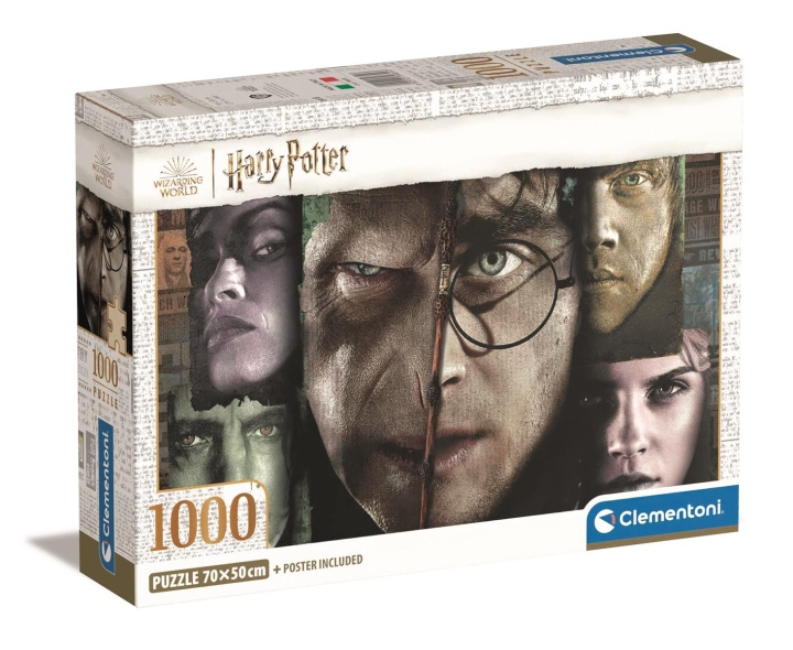 Clementoni 1000 stk CB Collection Harry Potter Face af høj kvalitet i gruppen SPORT, FRITID & HOBBY / Hobby / Puslespil hos TP E-commerce Nordic AB (C82096)