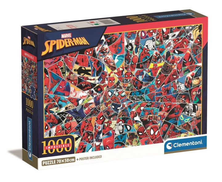 Clementoni 1000 stk CB Impossible Spider-Man i gruppen SPORT, FRITID & HOBBY / Hobby / Puslespil hos TP E-commerce Nordic AB (C82103)