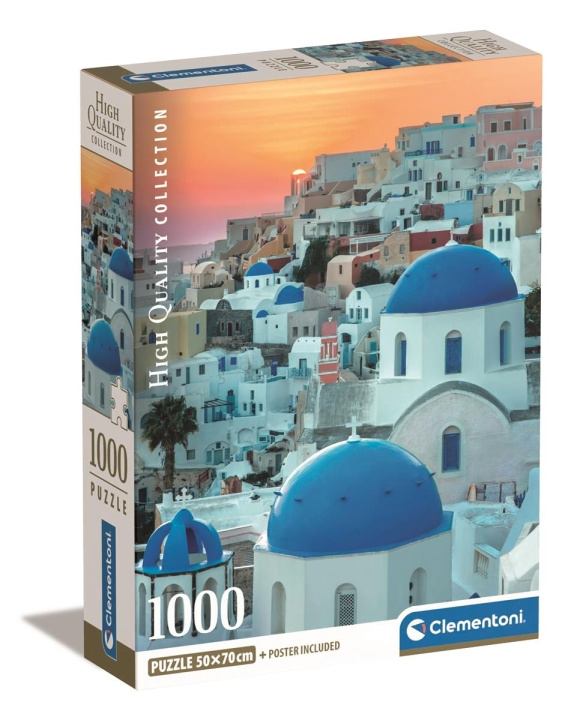 Clementoni 1000 stk CB Collection Santorini af høj kvalitet i gruppen SPORT, FRITID & HOBBY / Hobby / Puslespil hos TP E-commerce Nordic AB (C82108)
