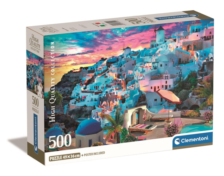 Clementoni 500 stk CB Collection af høj kvalitet Greece View i gruppen LEGETØJ, BØRN & BABY / Legetøj / børns puslespil hos TP E-commerce Nordic AB (C82117)