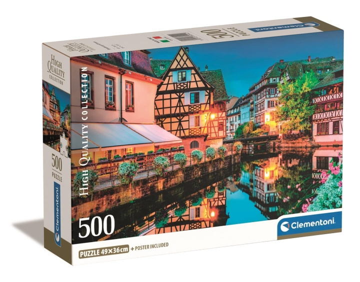 Clementoni 500 stk CB Collection Strasbourg Old Town i høj kvalitet i gruppen LEGETØJ, BØRN & BABY / Legetøj / børns puslespil hos TP E-commerce Nordic AB (C82119)