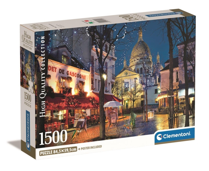Clementoni 1500 stk CB Collection Paris Montmartre af høj kvalitet i gruppen SPORT, FRITID & HOBBY / Hobby / Puslespil hos TP E-commerce Nordic AB (C82122)