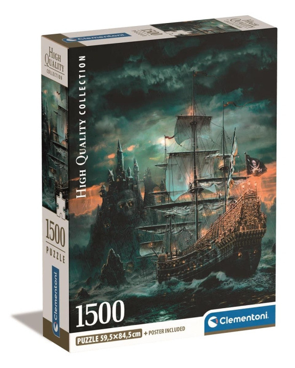 Clementoni 1500 stk CB samling af høj kvalitet Piratskibet i gruppen SPORT, FRITID & HOBBY / Hobby / Puslespil hos TP E-commerce Nordic AB (C82127)