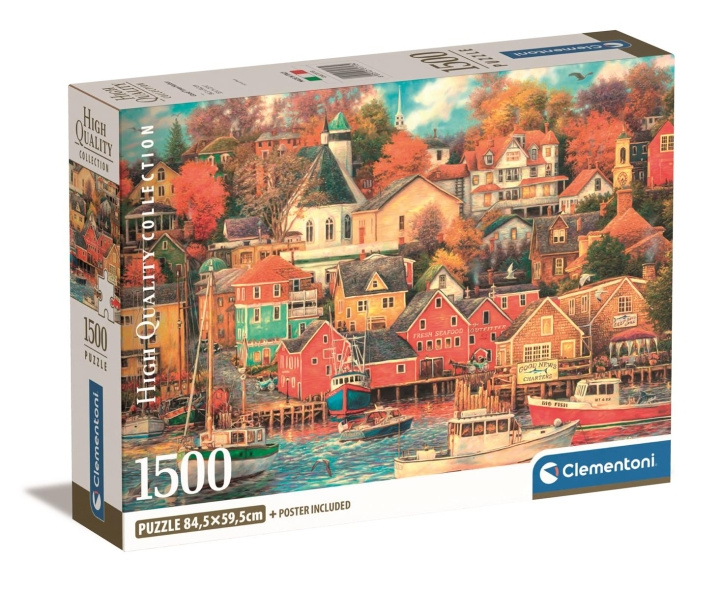 Clementoni 1500 stk CB Collection Good Times Harbor af høj kvalitet i gruppen SPORT, FRITID & HOBBY / Hobby / Puslespil hos TP E-commerce Nordic AB (C82130)