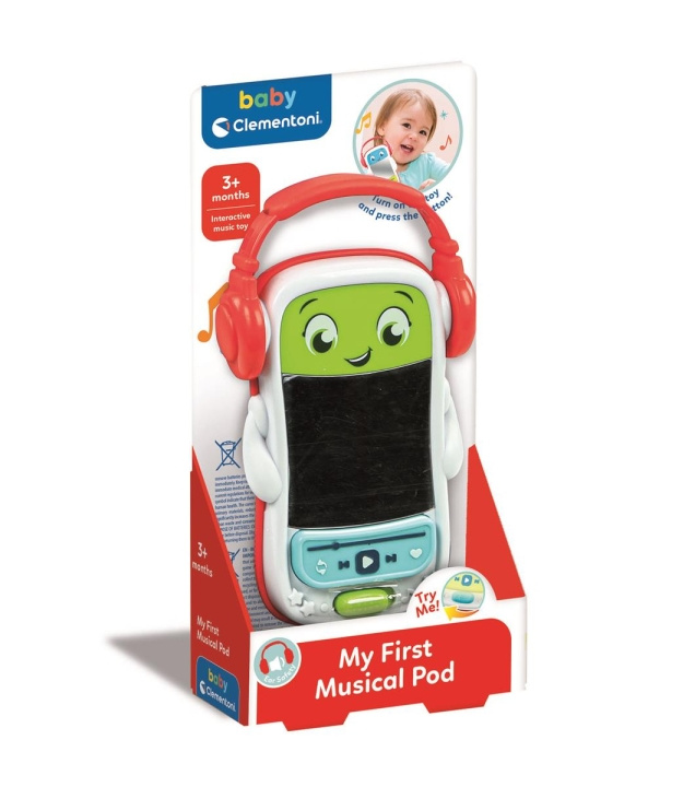Clementoni Min første musikalske pod i gruppen LEGETØJ, BØRN & BABY / Babyleg (0-3 år) / Aktivitetslegetøj hos TP E-commerce Nordic AB (C82154)