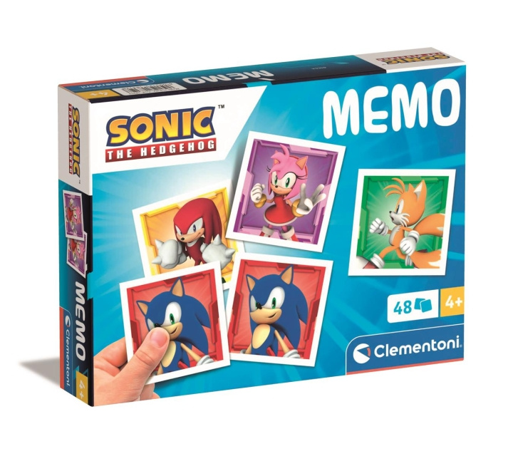 Clementoni Memo Sonic pindsvinet i gruppen LEGETØJ, BØRN & BABY / Spil / Spil til børn hos TP E-commerce Nordic AB (C82168)