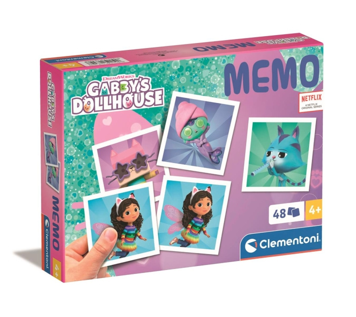 Clementoni Memo Gabbys dukkehus i gruppen LEGETØJ, BØRN & BABY / Spil / Spil til børn hos TP E-commerce Nordic AB (C82178)