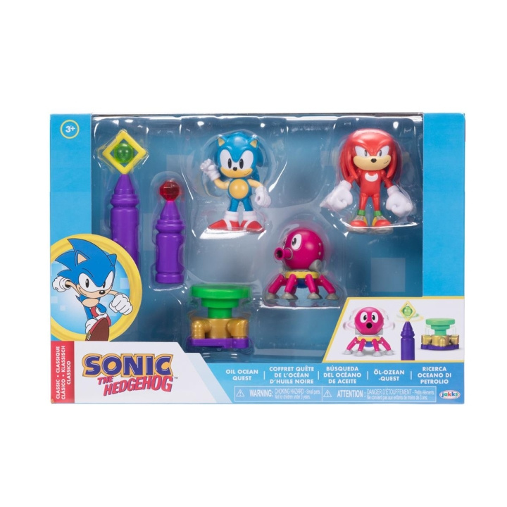 JAKKS Pacific Sonic the Hedgehog 2.5 Inch Diorama Set Oil Ocean i gruppen LEGETØJ, BØRN & BABY / Legetøj / Figurer, miniaturer og tilbehør hos TP E-commerce Nordic AB (C82187)