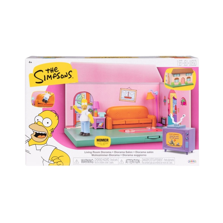 JAKKS Pacific The Simpsons 2,5 tommer legesæt Simpsons stue i gruppen LEGETØJ, BØRN & BABY / Legetøj / Legesæt hos TP E-commerce Nordic AB (C82193)