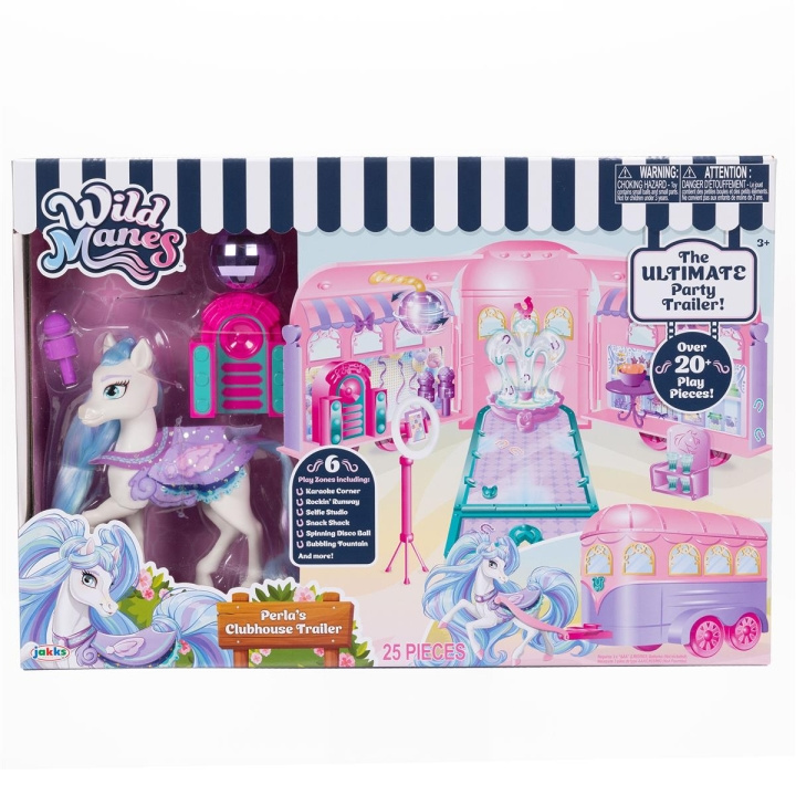 JAKKS Pacific Wild Manes Playset Clubhouse Trailer i gruppen LEGETØJ, BØRN & BABY / Legetøj / Legesæt hos TP E-commerce Nordic AB (C82205)