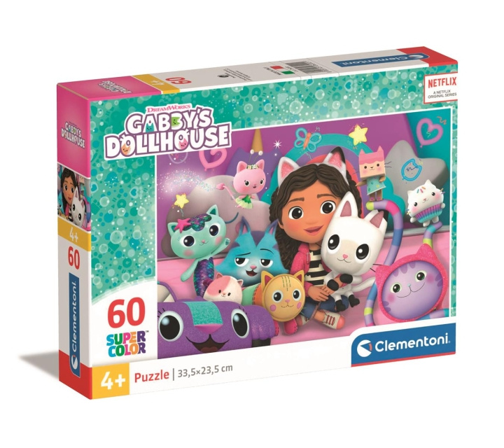Clementoni 60 stk puslespil børn Gabby\'s i gruppen LEGETØJ, BØRN & BABY / Legetøj / børns puslespil hos TP E-commerce Nordic AB (C82210)