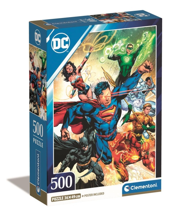 Clementoni 500 stk CB Collection DC Comics i høj kvalitet i gruppen LEGETØJ, BØRN & BABY / Legetøj / børns puslespil hos TP E-commerce Nordic AB (C82218)