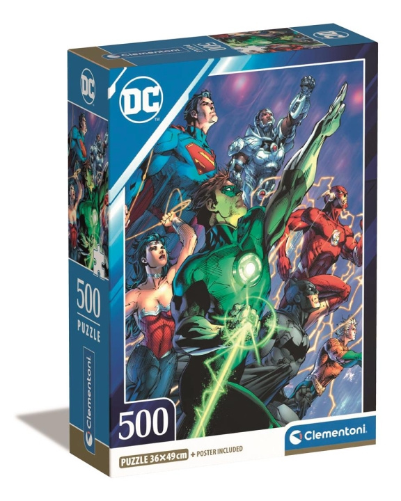 Clementoni 500 stk CB Collection DC Comics i høj kvalitet (2) i gruppen LEGETØJ, BØRN & BABY / Legetøj / børns puslespil hos TP E-commerce Nordic AB (C82219)