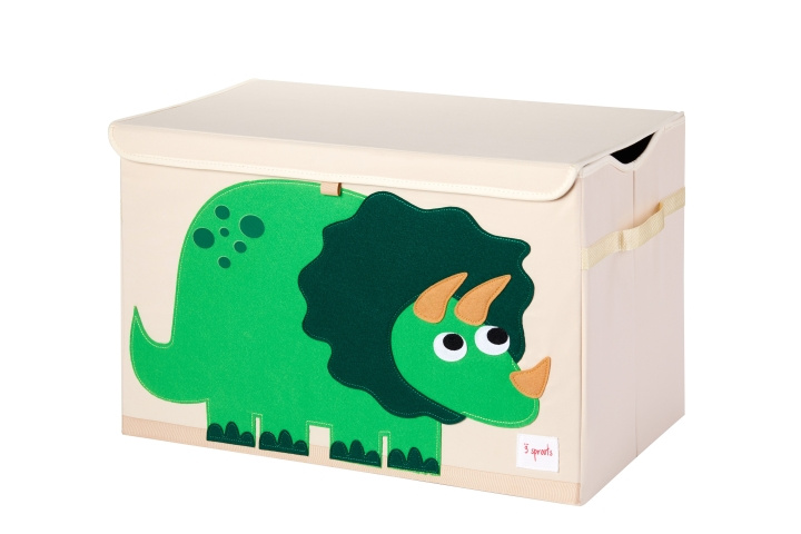 3 Sprouts Legetøjskiste - Grøn Dino i gruppen LEGETØJ, BØRN & BABY / Børneværelse / Opbevaring hos TP E-commerce Nordic AB (C82333)