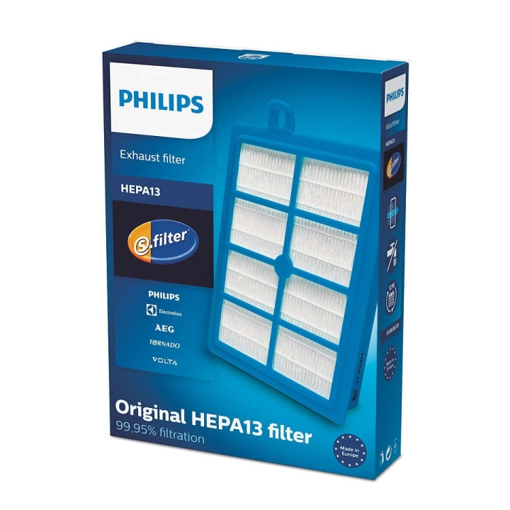 Philips HEPA 13 udstødningsfilter -FC8038/01 i gruppen HJEM, HUS & HAVE / Rengøringsmidler / Støvsugere og tilbehør / Tilbehør / Filter hos TP E-commerce Nordic AB (C82435)