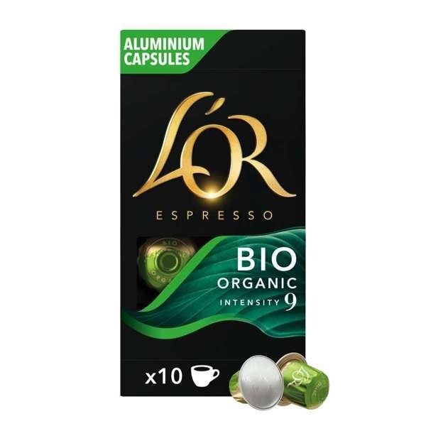 Philips L\'Or L\'OR Kapsler - Økologiske - Kaffekapsler - 10 stk - S i gruppen HJEM, HUS & HAVE / Husholdningsapparater / Kaffe og espresso / Kaffekapslar hos TP E-commerce Nordic AB (C82514)